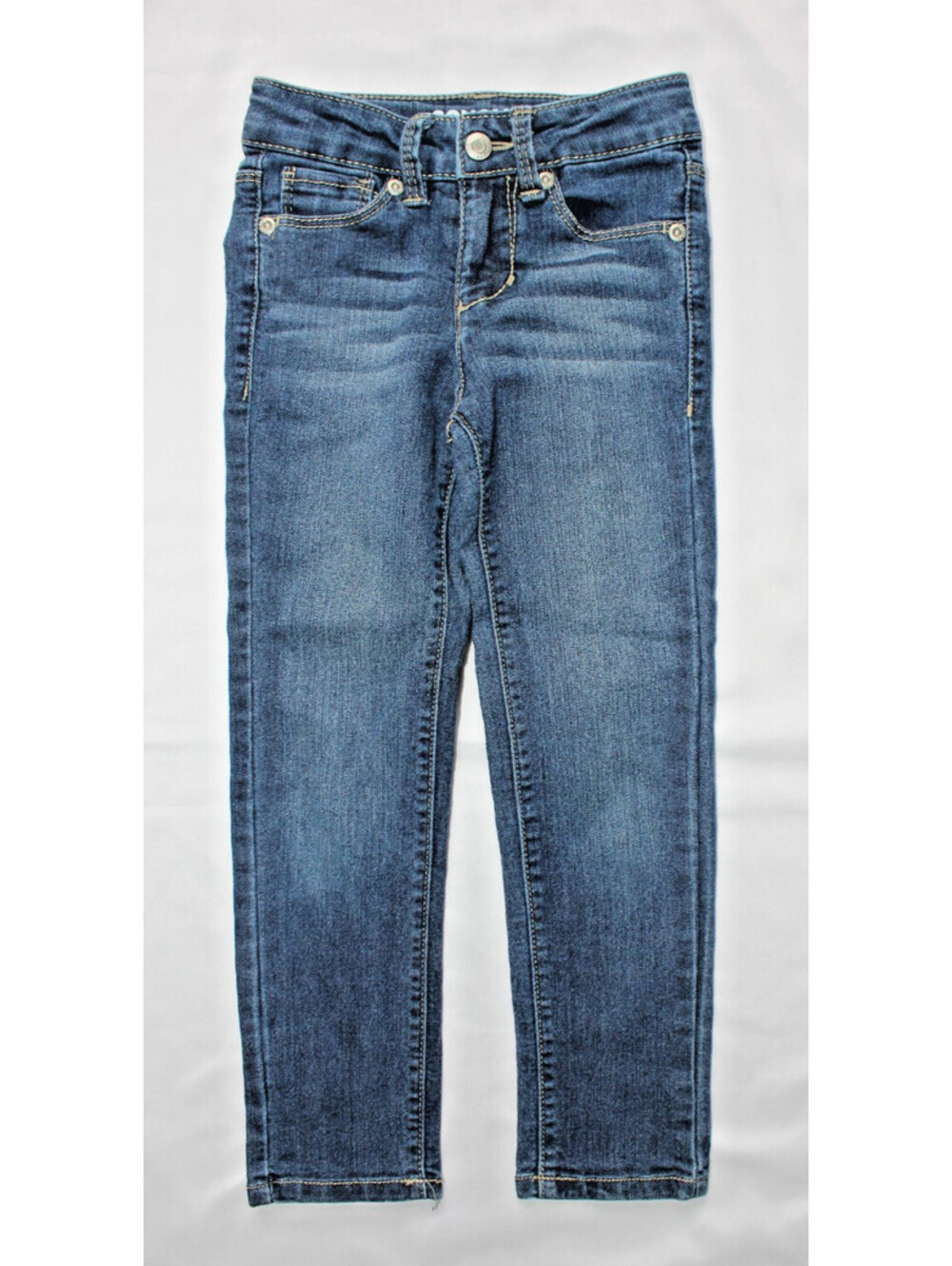 Sonoma Girls Skinny Jeans Size 5 Slim Adjustable Waist Denim GS93D5 Blue